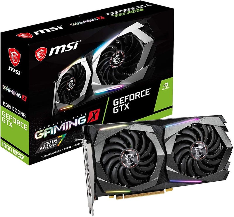 MSI Gaming GeForce GTX 1660 Super 192-bit HDMI/DP 6GB GDRR6 HDCP Support DirectX 12 Dual Fan VR Ready OC Graphics Card (GTX 1660 Super Gaming X) - Image 1